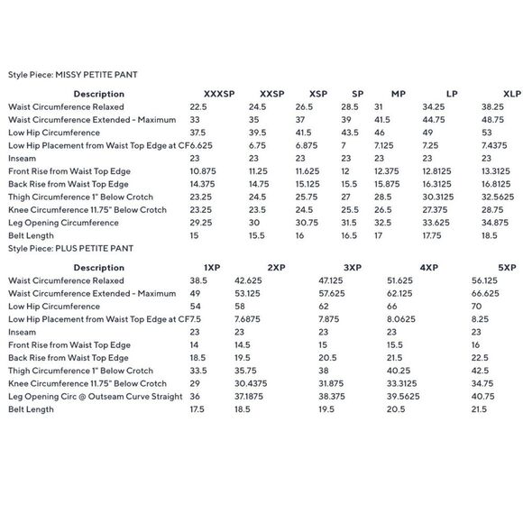 Truth + Style Flounced Stretch Woven Pants Navy 3X NIP/NWOT - Picture 5 of 9